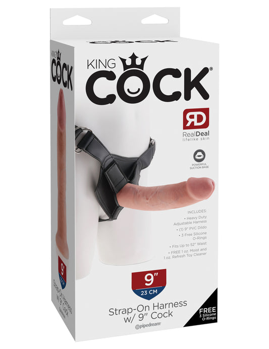 King Cock Strap On Harness Cock