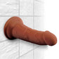 King Cock Plus 6 In Triple Density Cock Brown