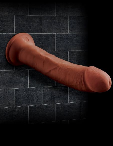 King Cock Plus 8 In Triple Density Cock Brown