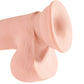 King Cock Plus 7.5 In Triple Density W/ Balls Light