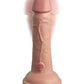 King Cock Elite 6 In Vibrating Dual Density