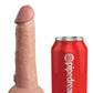 King Cock Elite 6 In Vibrating Dual Density