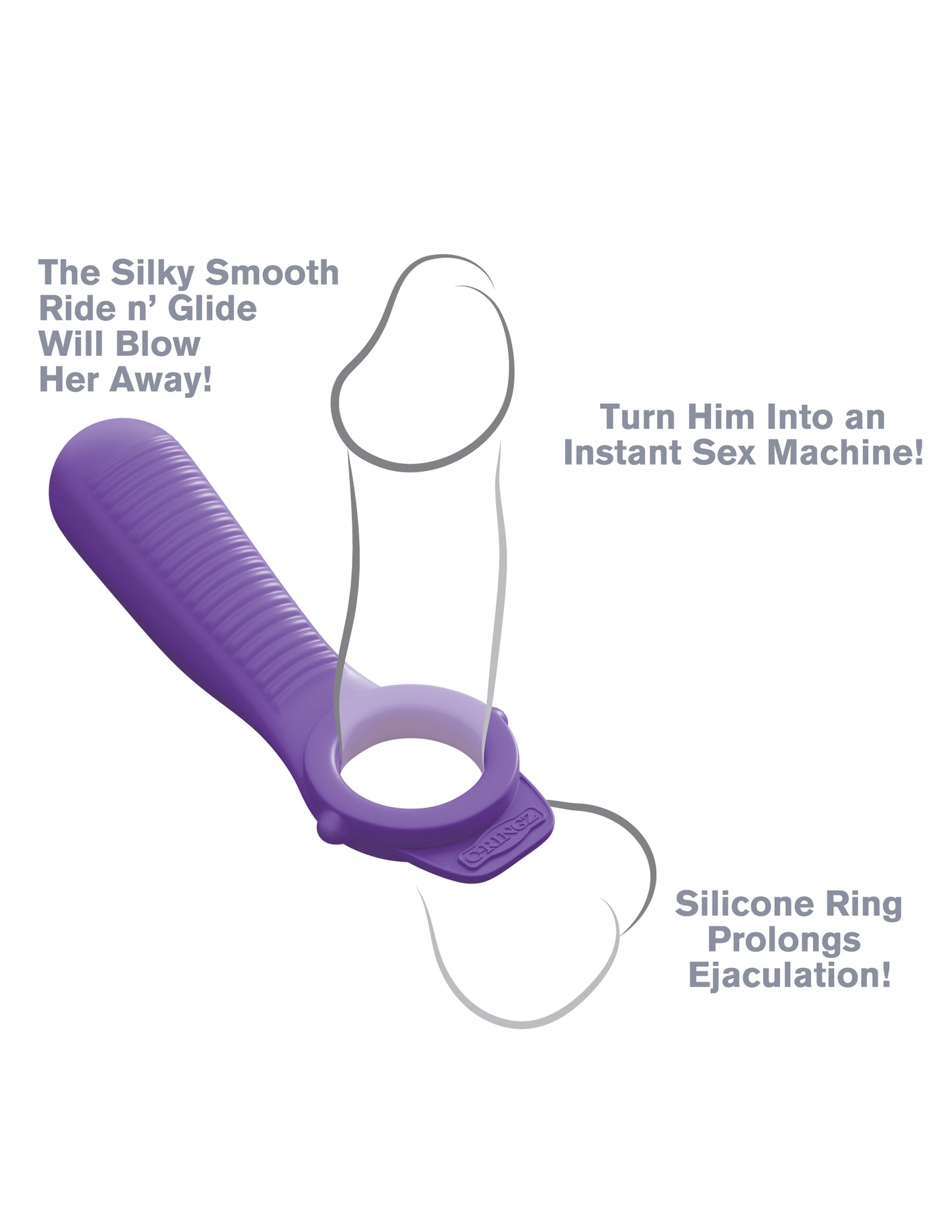 Fantasy C-ringz Ride N Glide Couples Ring