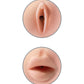 Pdx Extreme Tight Grip Pussy & Mouth Masturbator White/ Light