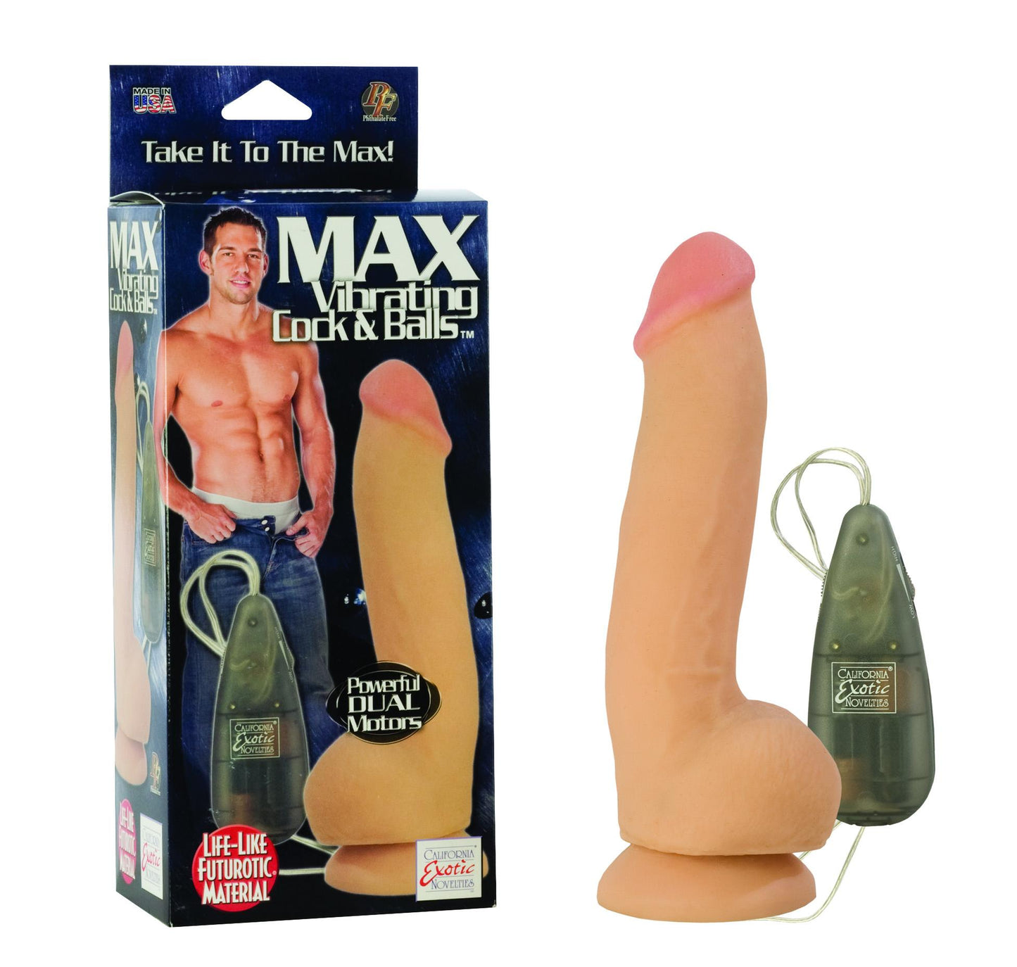 Max Vibrating Cock & Balls