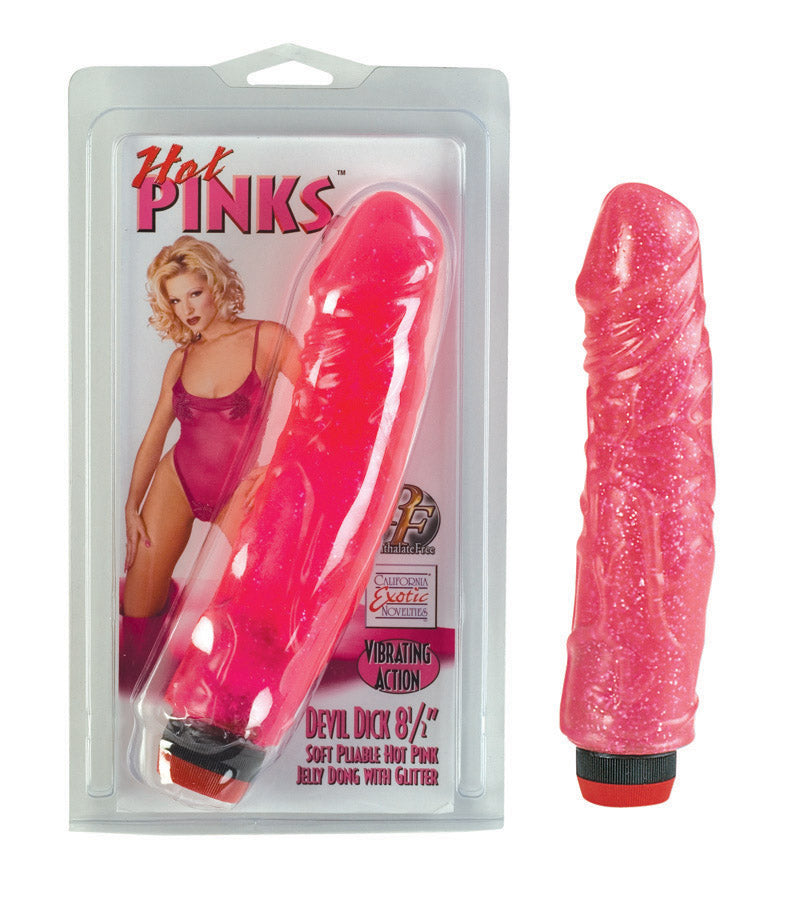 Hot Pinks Devil Dick 8 In