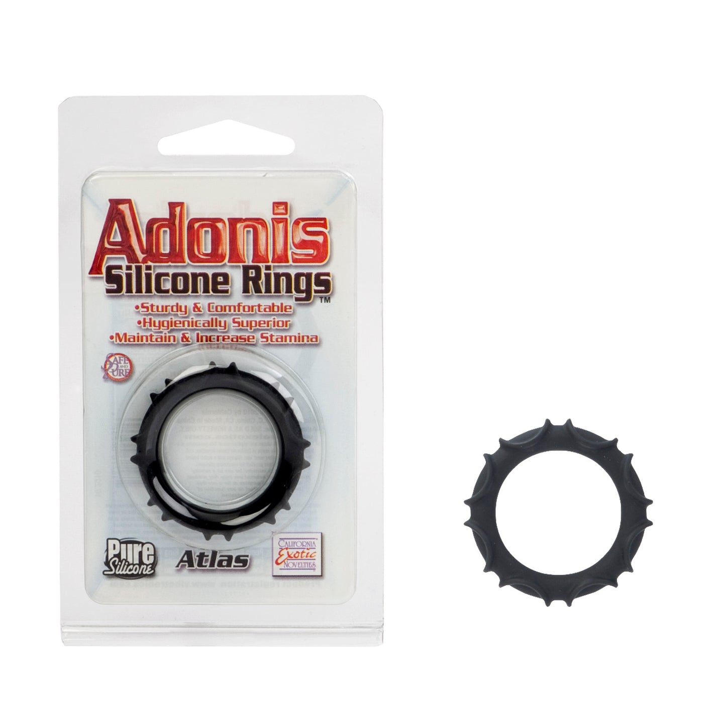 Adonis Silicone Ring Atlas Black