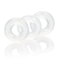 Set Of 3 Silicone Stacker Rings