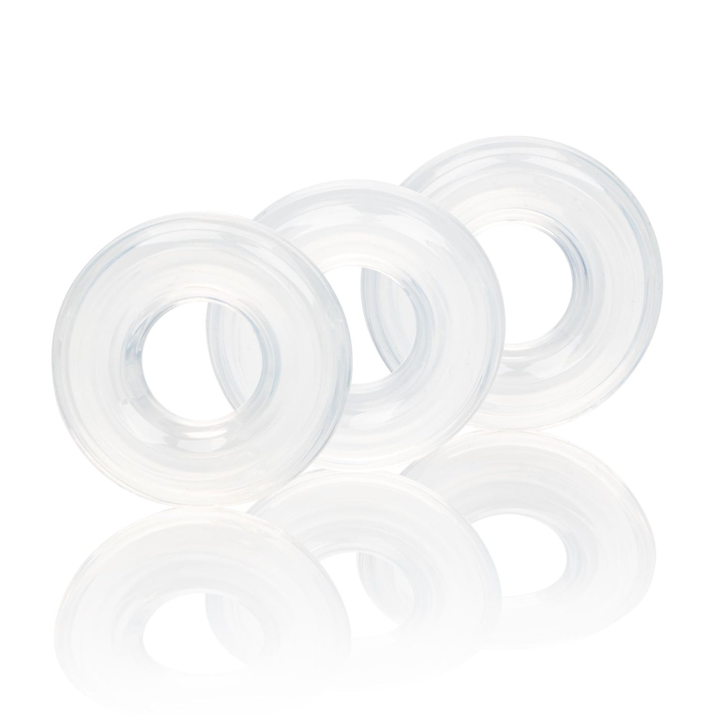 Set Of 3 Silicone Stacker Rings