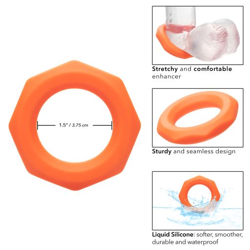 Alpha Liquid Silicone Sexagon Ring