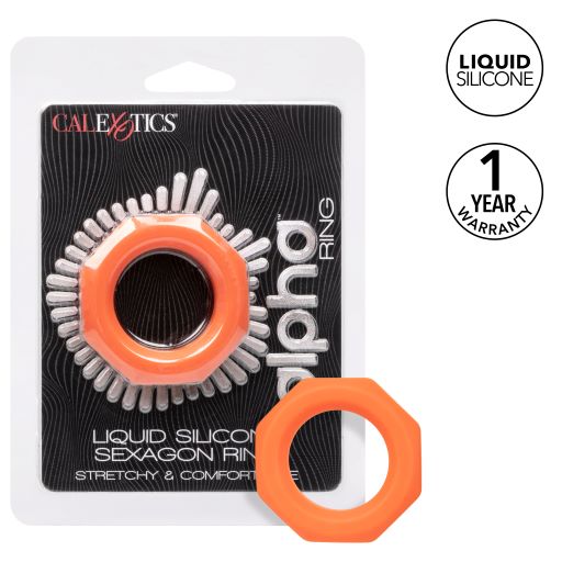 Alpha Liquid Silicone Sexagon Ring