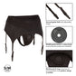 Boundless Thong W/ Garter Harness Black
