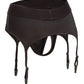 Boundless Thong W/ Garter Harness Black