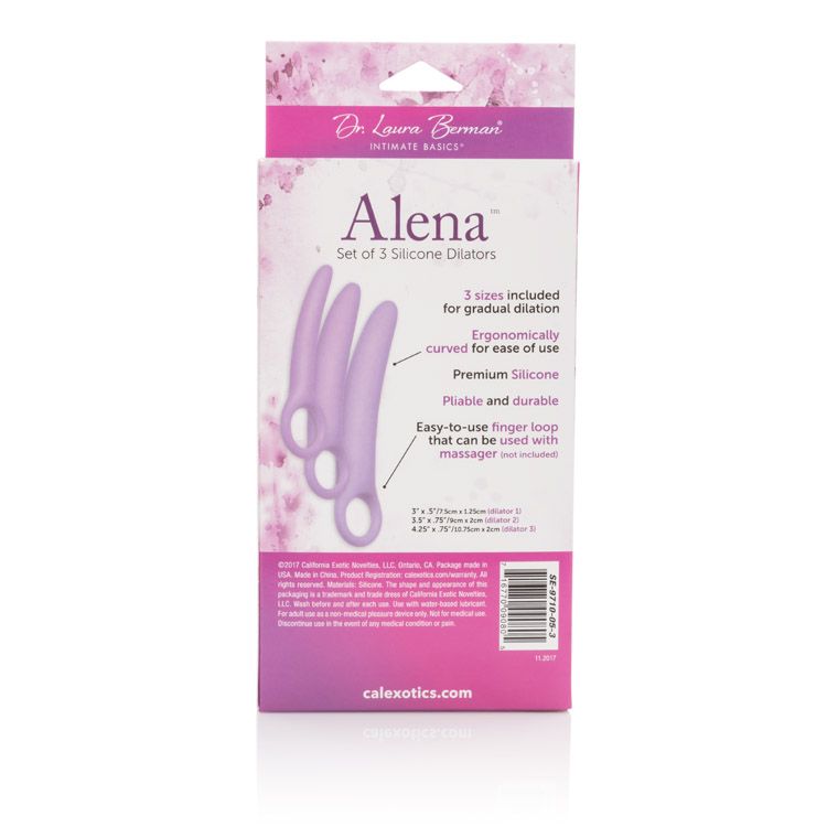 Dr Laura Berman Alena Set Of 3 Silicone Dilators