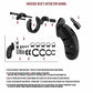 Mancage Chastity 3.5in Black Model 01
