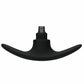 Interchangeable Butt Plug Set Rounded Black