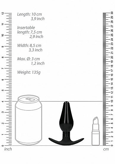 Interchangeable Butt Plug Set Rounded Black Vybrant Keene Interchangeable Butt Plug Set Rounded Black Vybrant Keene