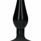 Interchangeable Butt Plug Set Rounded Black