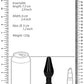 Interchangeable Butt Plug Set Pointed Black