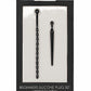 Silicone Beginners Plug Set Urethral Sounding Black