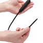 Silicone Vibrating Bullet Plug Extra Long Urethral Sounding Black