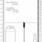 Silicone Rechargeable Vibrating Plug Urethral Sounding Black