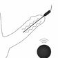 Silicone Rechargeable Vibrating Plug Urethral Sounding Black
