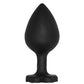 Regular Lucky Diamond Butt Plug Black