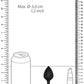 Regular Lucky Diamond Butt Plug Black