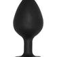 Extra Large Lucky Diamond Butt Plug Black