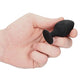 Swirled Butt Plug Set Black