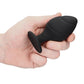 Swirled Butt Plug Set Black