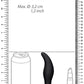 Curve Butt Plug Black
