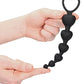 Anal Heart Beads Black