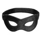 Velvet & Velcro Eye Mask Adjustable Black