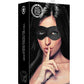 Velvet & Velcro Eye Mask Adjustable Black