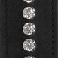Diamond Studded Whip Black