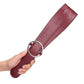 Ouch Halo Belt Flogger Burgundy