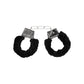Pleasure Furry Hand Cuffs W/ Quick Release Button