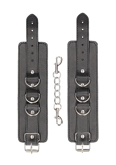 Bonded Leather Hand Or Ankle Cuffs W/ Adjustable Straps