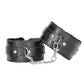 Plush Bonded Leather Ankle Cuffs W/ Adjustable Straps