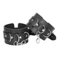 Black & White Hogtie W/ Hand & Ankle Cuffs Bonded Leather