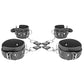 Black & White Hogtie W/ Hand & Ankle Cuffs Bonded Leather