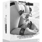 Black & White Hogtie W/ Hand & Ankle Cuffs Bonded Leather