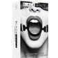 Black & White Silicone Ring Gag W/ Adjustable Straps