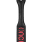 Bonded Leather Paddle Ouch" "