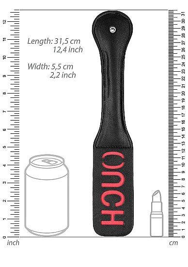 Bonded Leather Paddle Ouch" "