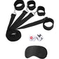 Black & White Bed Bindings Restraint System
