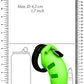 Glow Model 20 Cock Cage 3.5 In Glow In The Dark