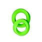 Glow 2pcs Cock Ring Set Glow In The Dark